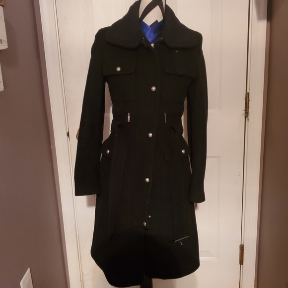 Laundry By Shelli Segal Jackets & Blazers - Shelli Segal Laundry, black wool blend winter coat
